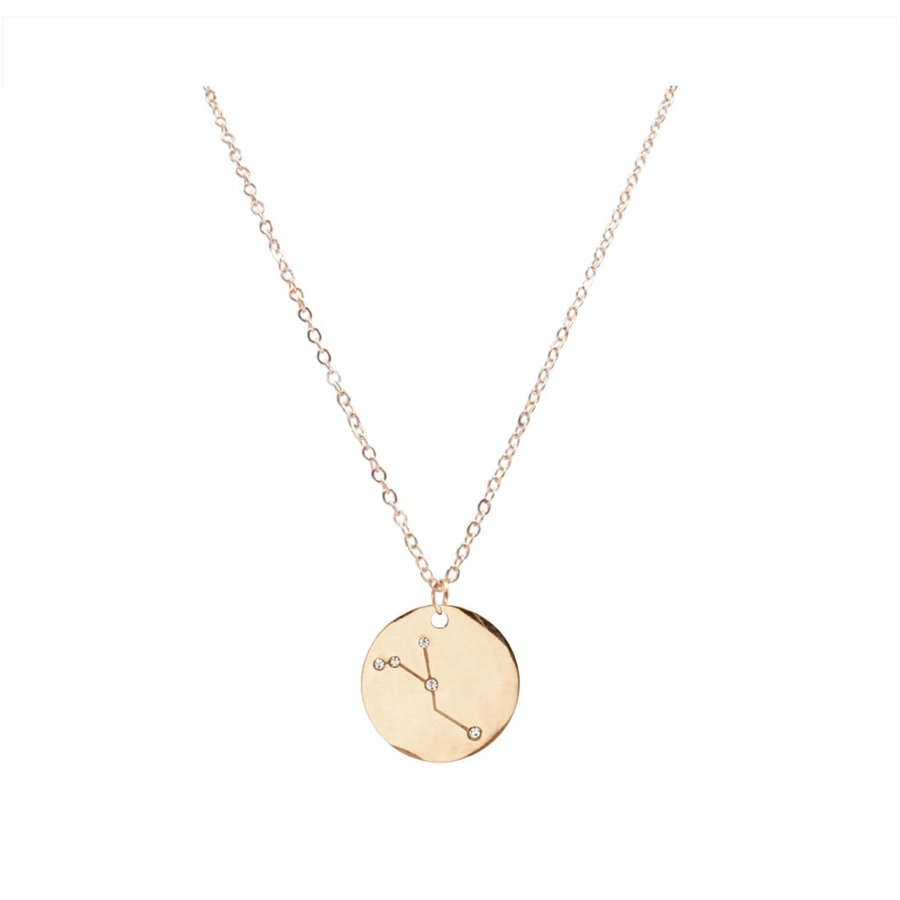 Gold Kinsley Armelle cancer ♋️ Constellation Pendant Necklace